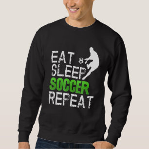 Sweatshirt Manger Sleep Football Répéter l'idée