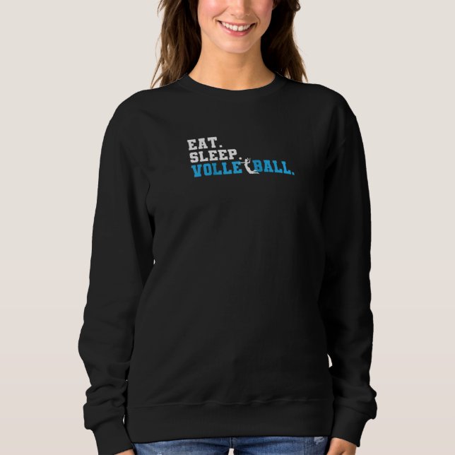 Sweatshirt Manger Sleep Volleyball Raglan (Devant)