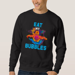 Sweatshirt Mangez Mes Bulles Amusant Nager