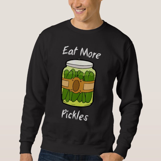 Sweatshirt Mangez plus de chicots chicoter (Devant)