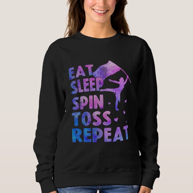 Sweatshirt Mangez Sleep Spin Toss Répéter, Garde Couleur Mign (Devant)