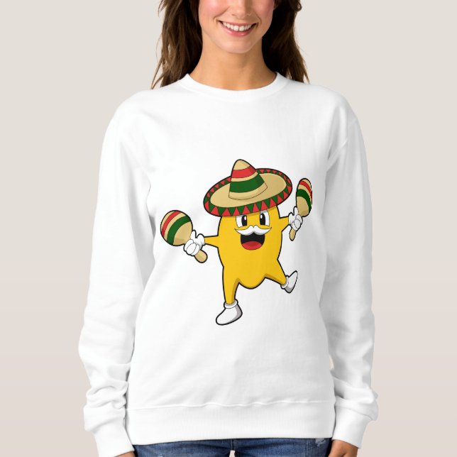 Sweatshirt Mango comme musicien avec Maraca (Devant)