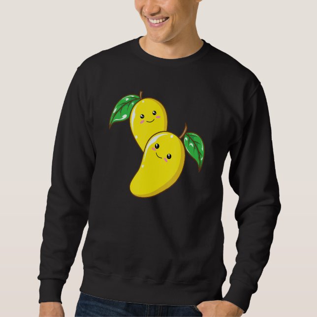 Sweatshirt mangues jaunes (Devant)