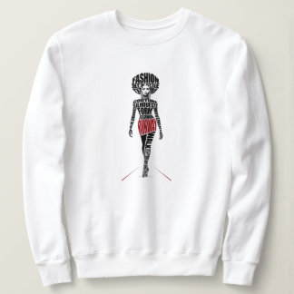 Sweatshirt Mannequin de mode afro-américaine