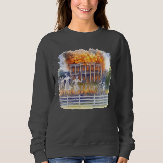 Sweatshirt Manoir Antebellum | Un incendie éclate à la statio