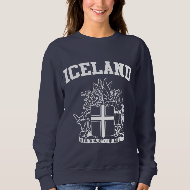 Sweatshirt Manteau de l'Islande des bras (Devant)