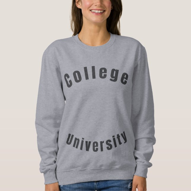 Sweatshirt Manteau d'université - Femme (Devant)