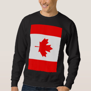Sweatshirt Maple Leaf Canadian Retro Vintage National Flag Ca