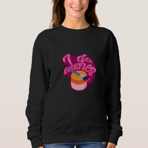 Sweatshirt Maquillage - Je fais des cils - Pour les Beauticie