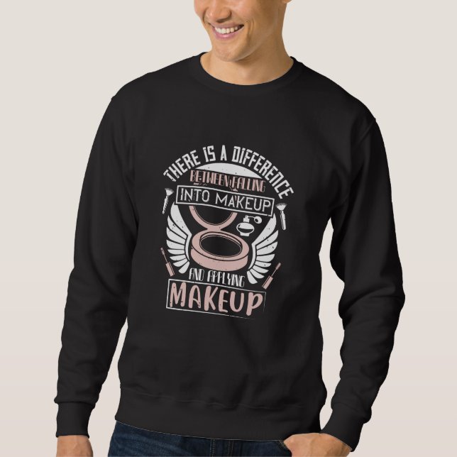 Sweatshirt Maquillage - Tomber Dans le Maquillage (Devant)