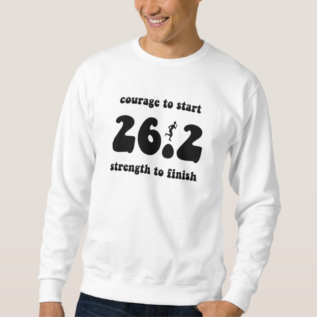 Sweatshirt Marathon inspiré (Devant)