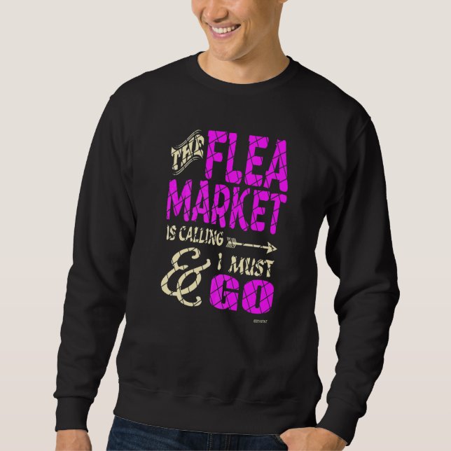 Sweatshirt Marché aux Puces Appelle (Devant)