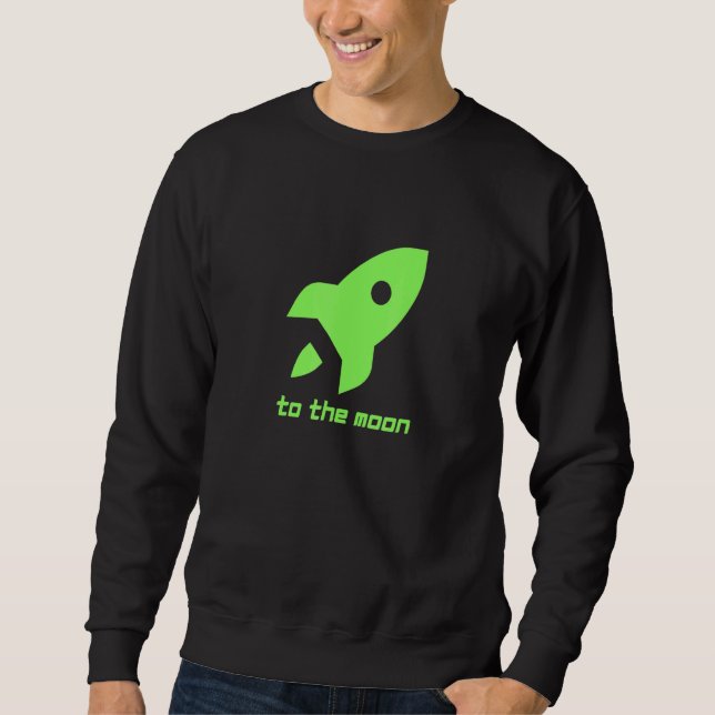 Sweatshirt Marché stock - Vers La Lune Courte Squeeze Ape (Devant)