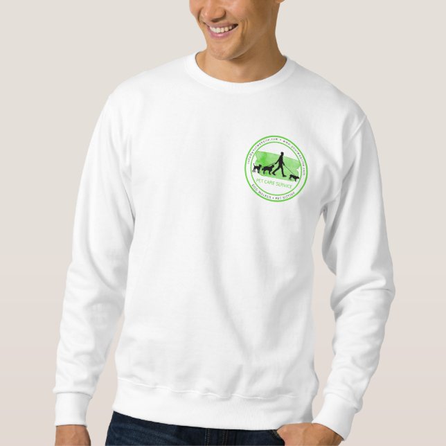 Sweatshirt Marcheuse de chien / Prise de soin des animaux (Devant)