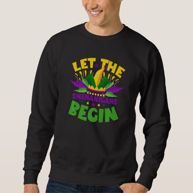 Sweatshirt Mardi Gras 2023 - Let The Shenanigans Begin for Wo (Devant)