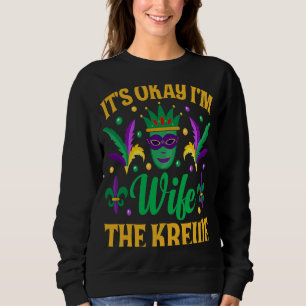 Sweatshirt Mardi Gras C'est bon, je suis avec la Krewe New Or