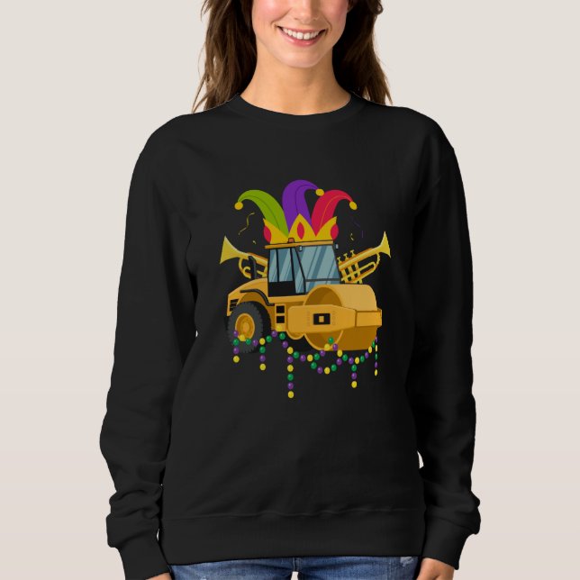 Sweatshirt Mardi Gras Construction Celebrations Fat Tuesday P (Devant)
