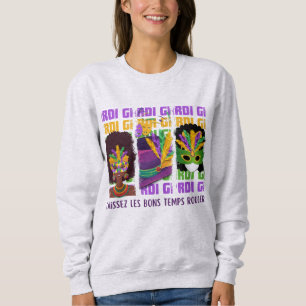 Sweatshirt MARDI GRAS Laissez Les Bons Temps Rouler