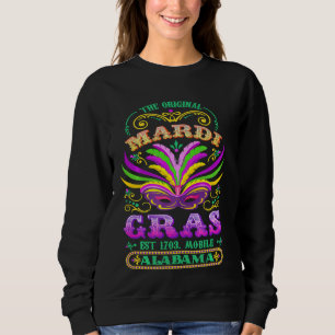 Sweatshirt Mardi Gras Mobile Alabama 1703