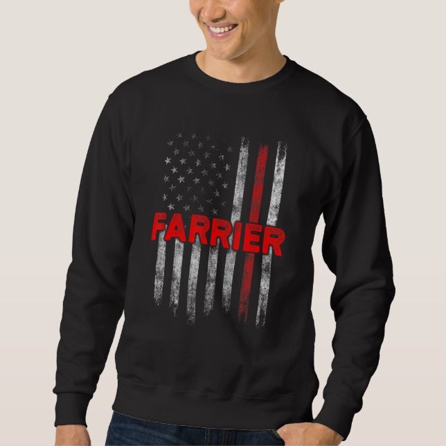Sweatshirt Maréchal Ferrage Sabot Parage Équine 80 (Devant)