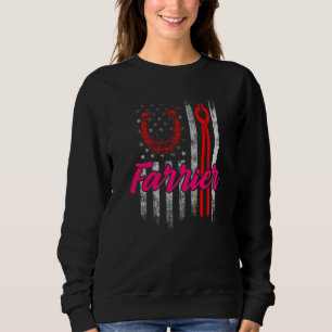 Sweatshirt Maréchal Ferrage Sabot Parage Ferrure Équine