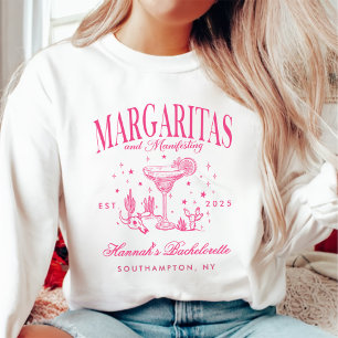 Sweatshirt Margaritas modernes rétro et Bach strié de mariage