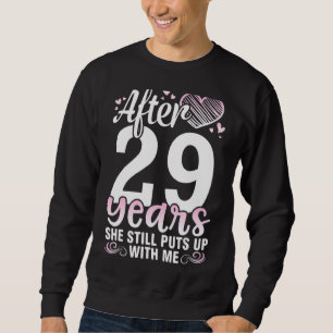 Sweatshirt Mari Après 29 Ans Épouse Épouse Elle Nous Met Touj