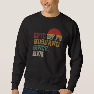 Sweatshirt Mari épopé depuis 2006 Cool graphique rétro 16e An