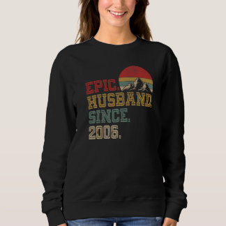Sweatshirt Mari épopé depuis 2006 Cool graphique rétro 16e An