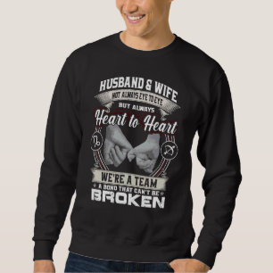 Sweatshirt Mari Et Femme Pas Toujours Oeil À Oeil Mais Coeur