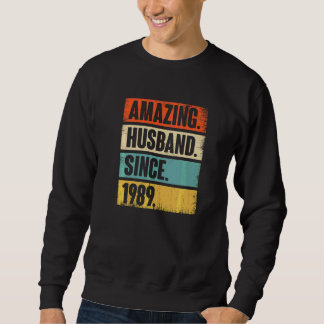 Sweatshirt Mari Extraordinaire depuis 1989 Vintage 33 Mariage