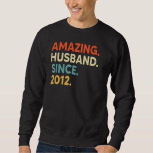 Sweatshirt Mari Extraordinaire depuis 2012 10 ans Mariages