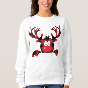Sweatshirt Mari toujours être soi-même Renne Chapeau de Père
