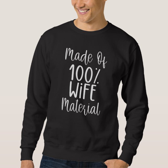 Sweatshirt Mariage De Bachelorette De Mariée Fait De 100 Femm (Devant)