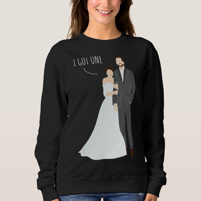 Sweatshirt Mariage mariée mariée mariée (Devant)