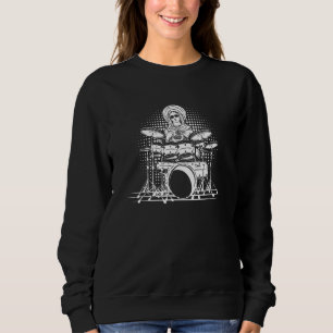 Sweatshirt Marie Mère de Jésus Jouant des Tambours - Tambours