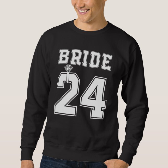 Sweatshirt Mariée 2024 Fiançailles Réception de Mariage Propo (Devant)