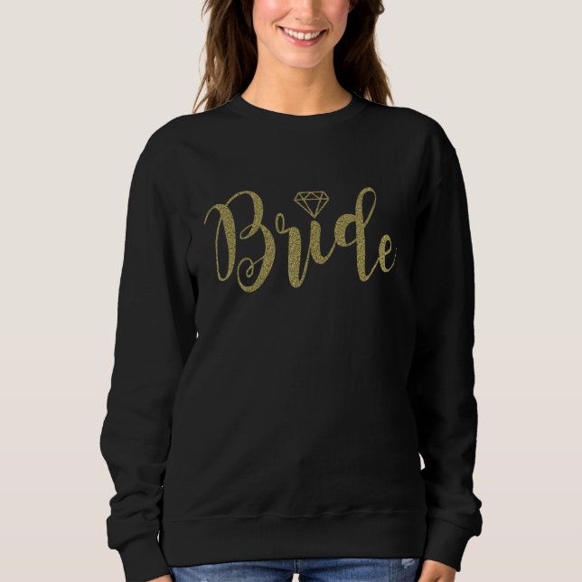 Sweatshirt Mariée de Bachelorette Mariage de Fiançailles (Devant)