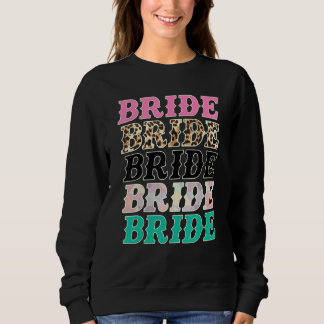 Sweatshirt Mariée Léopard Rodéo Cow-girls Enterrement de Vie 