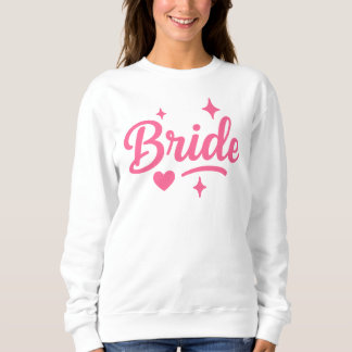 Sweatshirt Mariée Néon Rose