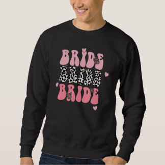 Sweatshirt Mariée Rétro Groovy Épouse de la Mariée Enterremen