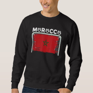 Sweatshirt Maroc Drapeau Équipe Marocaine De Football