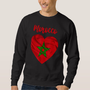 Sweatshirt Maroc Drapeau Football Marocain 2022 Maroc