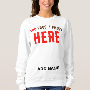 SWEATSHIRT MARQUE BLANCHE MODERNE ET PERSONNALISABLE VÉRIFIÉE