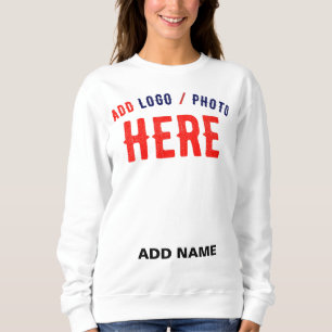 SWEATSHIRT MARQUE BLANCHE MODERNE ET PERSONNALISABLE VÉRIFIÉE