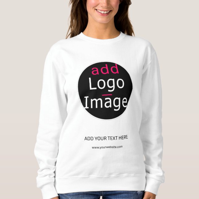 Sweatshirt Marque moderne, professionnelle et chic personnali (Devant)