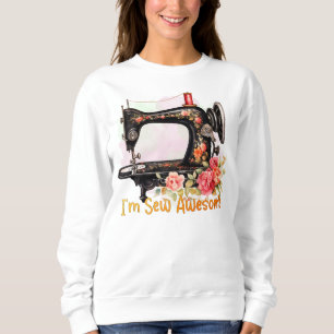 Sweatshirt marrant couture magnifique art des mots