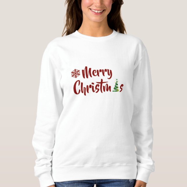Sweatshirt marry chrismas (Devant)