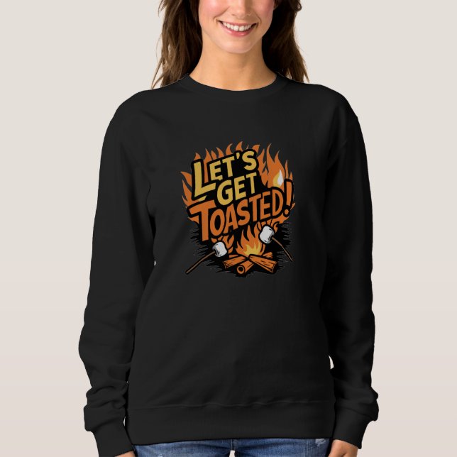 Sweatshirt Marshmallows grillés (Devant)