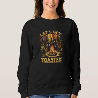 Sweatshirt Marshmallows grillés Histoires de feux de camp adu
